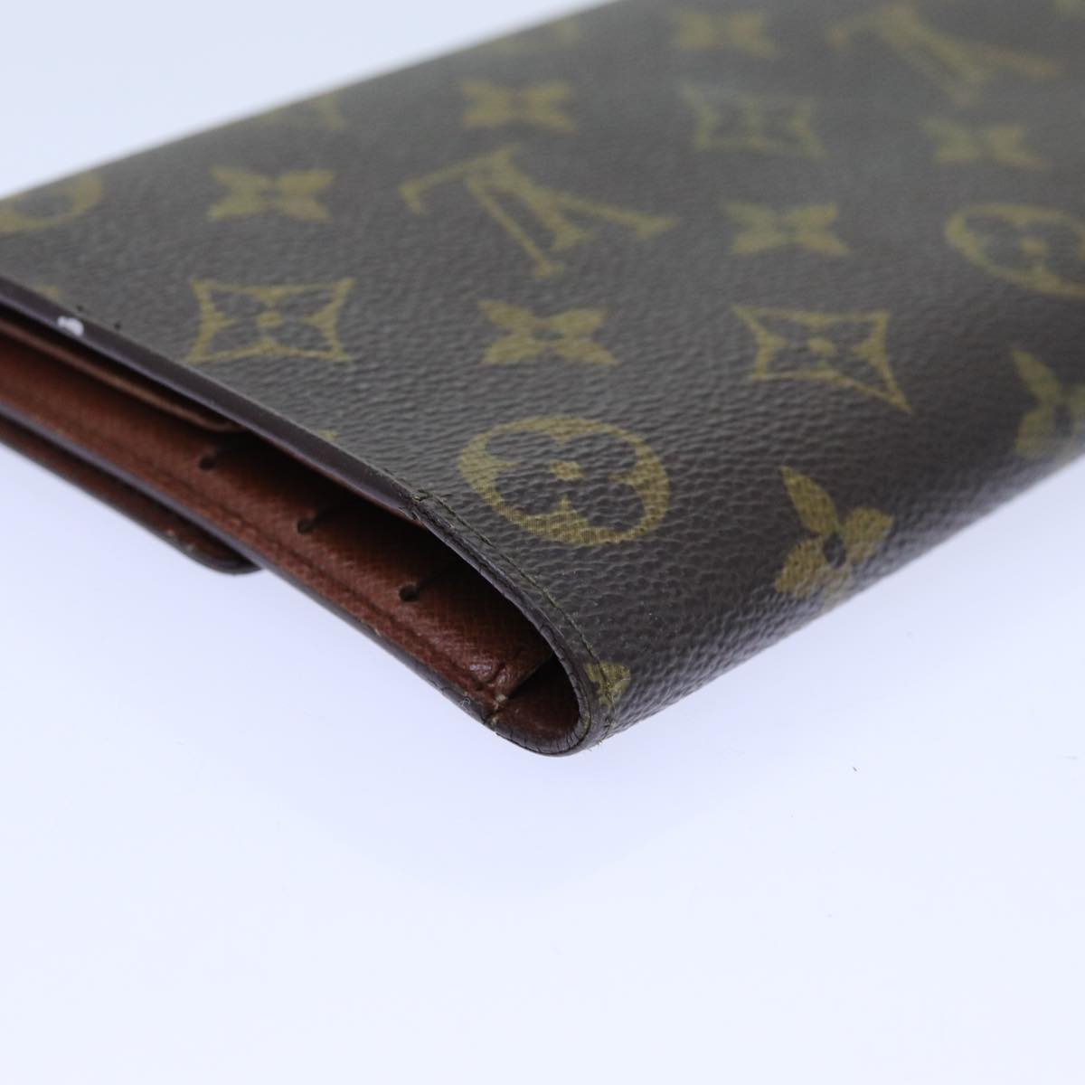 LOUIS VUITTON Monogram Portefeuille International Wallet M61217 LV Auth 71608