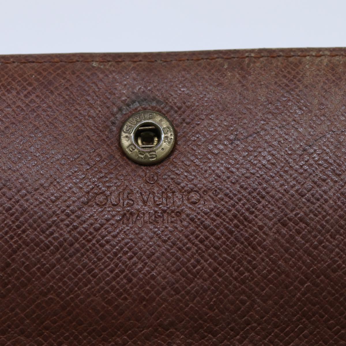 LOUIS VUITTON Monogram Portefeuille International Wallet M61217 LV Auth 71608