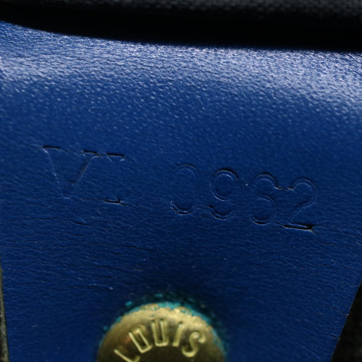 LOUIS VUITTON Epi Speedy 30 Hand Bag Toledo Blue M43005 LV Auth 71623
