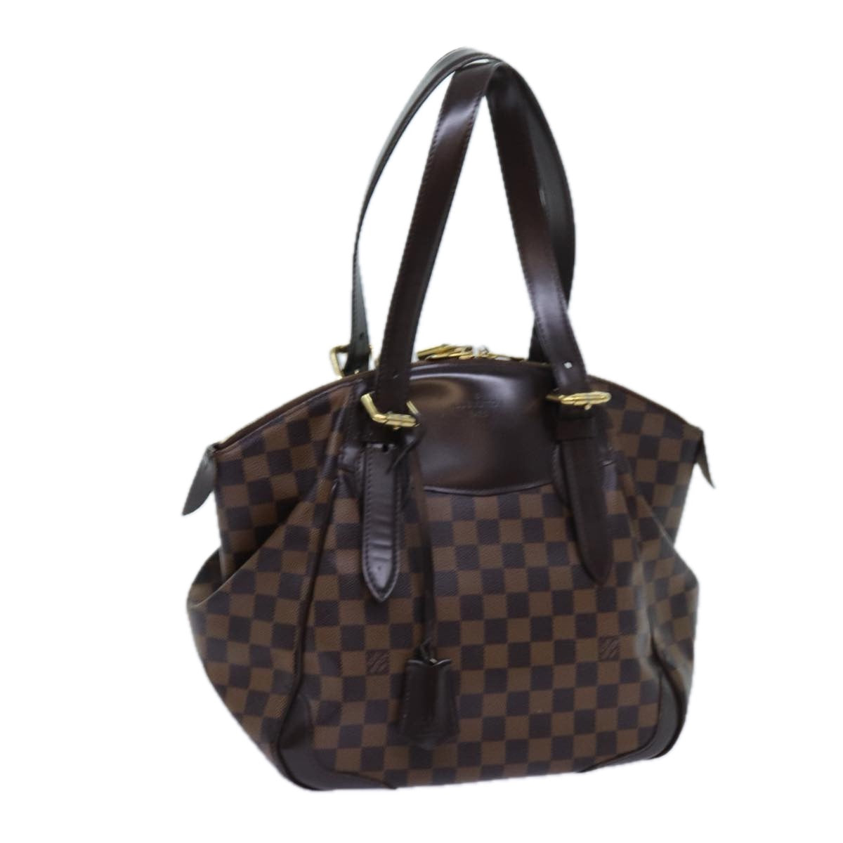 LOUIS VUITTON Damier Ebene Verona MM Shoulder Bag N41118 LV Auth 71645