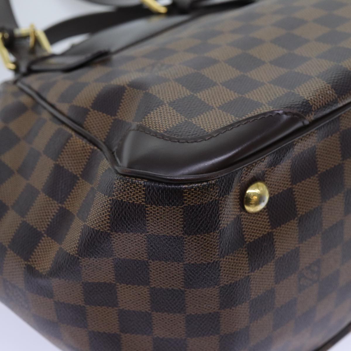 LOUIS VUITTON Damier Ebene Verona MM Shoulder Bag N41118 LV Auth 71645