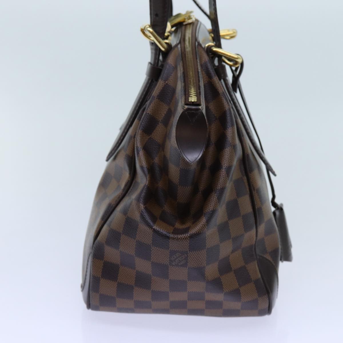 LOUIS VUITTON Damier Ebene Verona MM Shoulder Bag N41118 LV Auth 71645