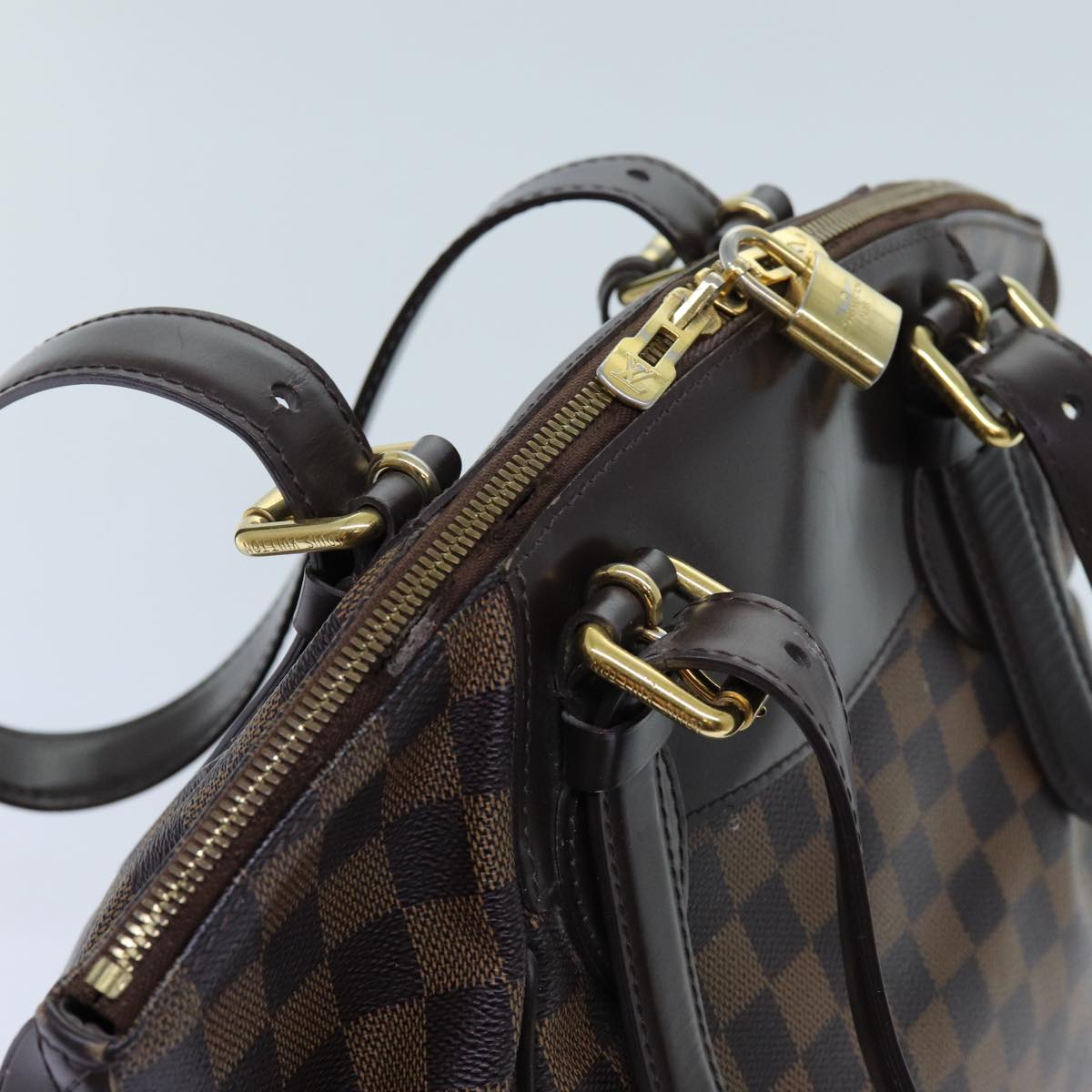 LOUIS VUITTON Damier Ebene Verona MM Shoulder Bag N41118 LV Auth 71645