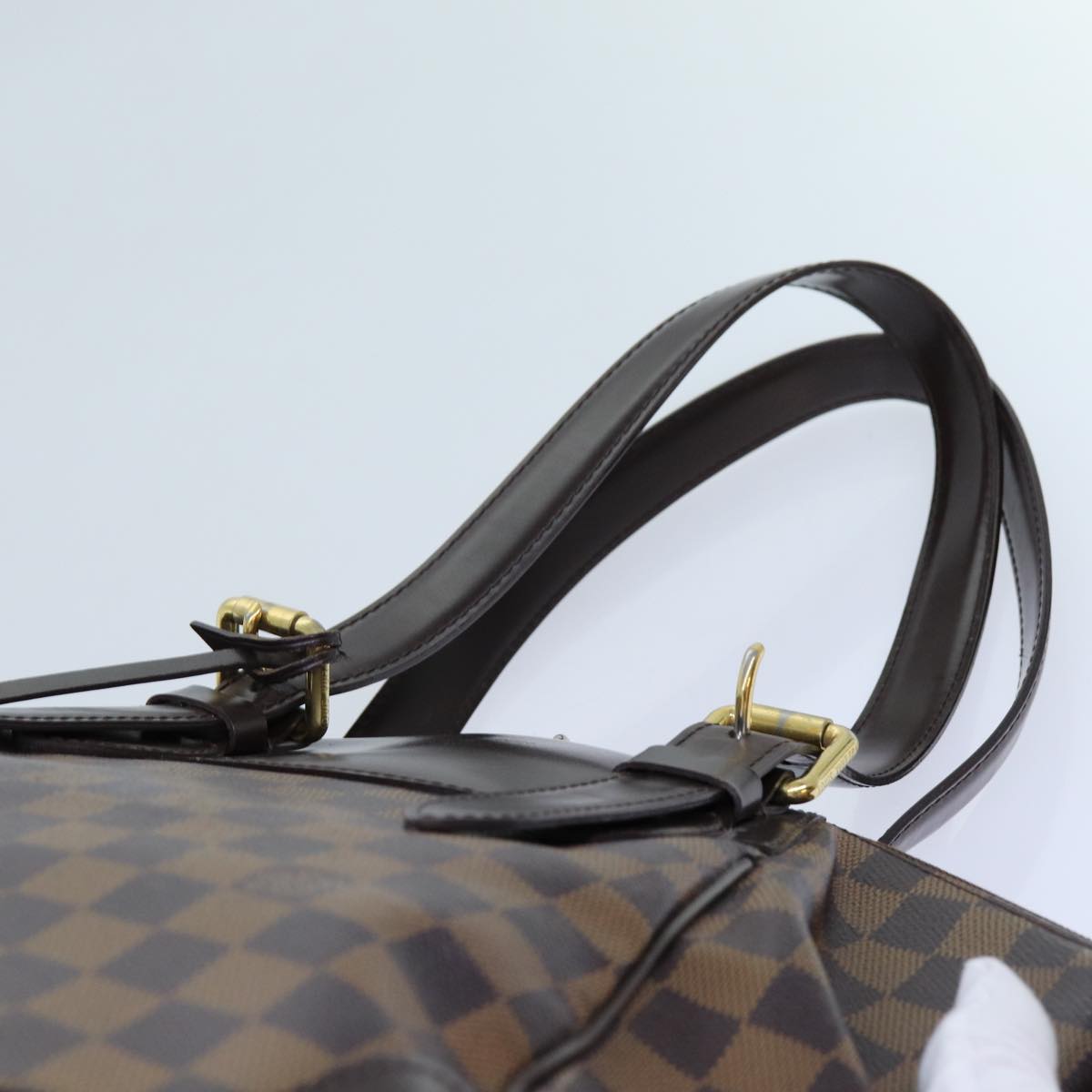 LOUIS VUITTON Damier Ebene Verona MM Shoulder Bag N41118 LV Auth 71645