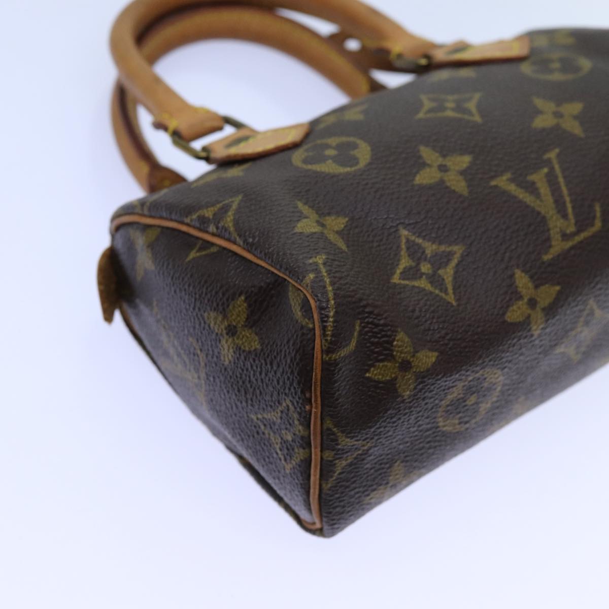 LOUIS VUITTON Monogram Mini Speedy Hand Bag M41534 LV Auth 71677