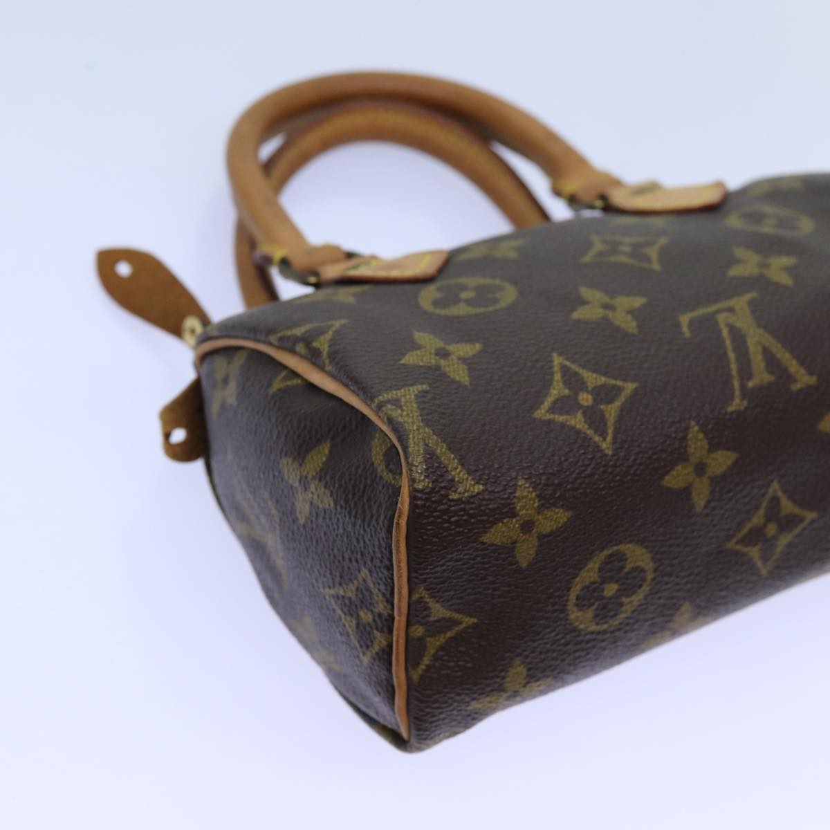 LOUIS VUITTON Monogram Mini Speedy Hand Bag M41534 LV Auth 71677