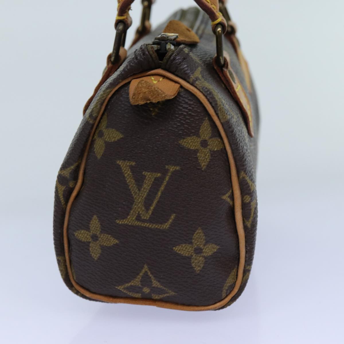 LOUIS VUITTON Monogram Mini Speedy Hand Bag M41534 LV Auth 71677