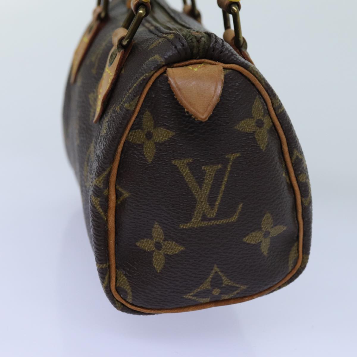 LOUIS VUITTON Monogram Mini Speedy Hand Bag M41534 LV Auth 71677