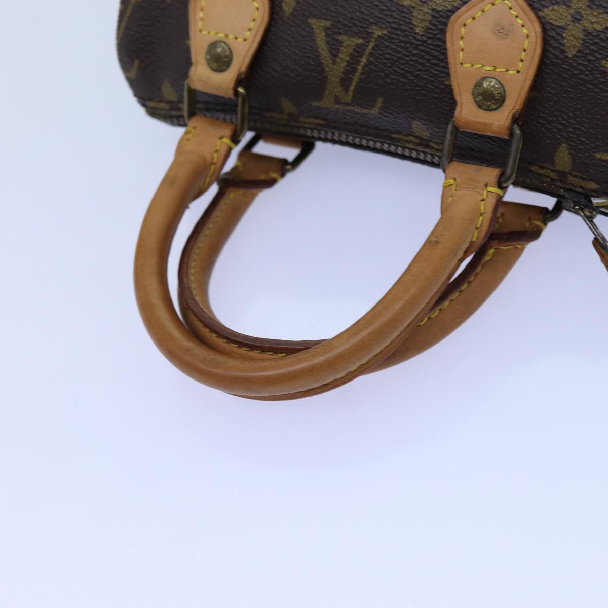 LOUIS VUITTON Monogram Mini Speedy Hand Bag M41534 LV Auth 71677