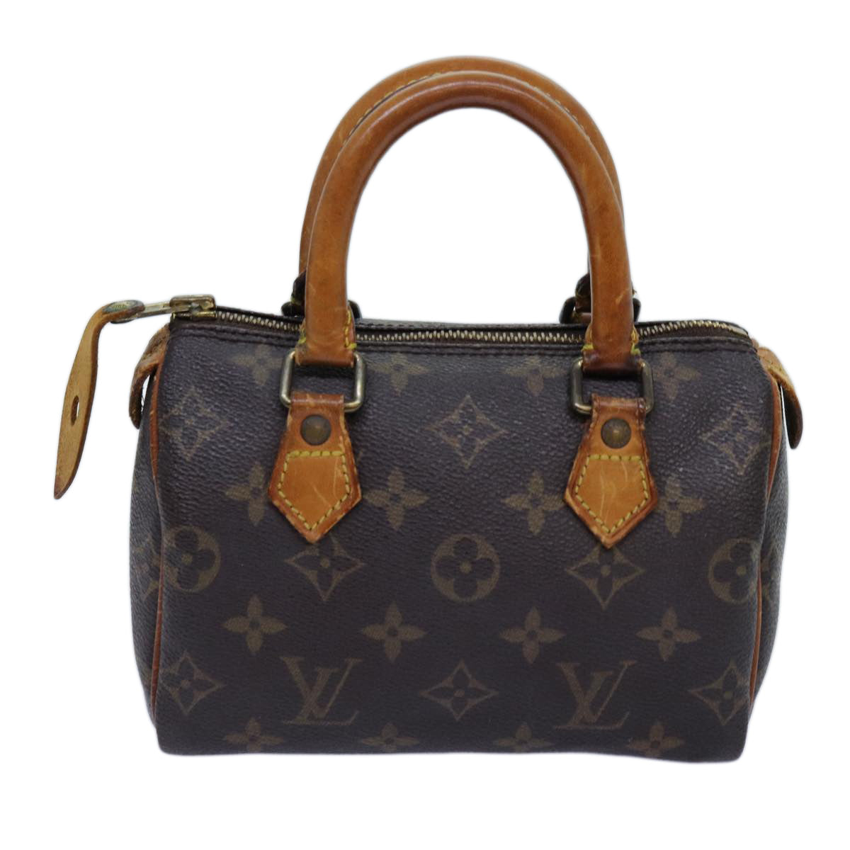 LOUIS VUITTON Monogram Mini Speedy Bandouliere Japon 88 Bag M99014 Auth 71678