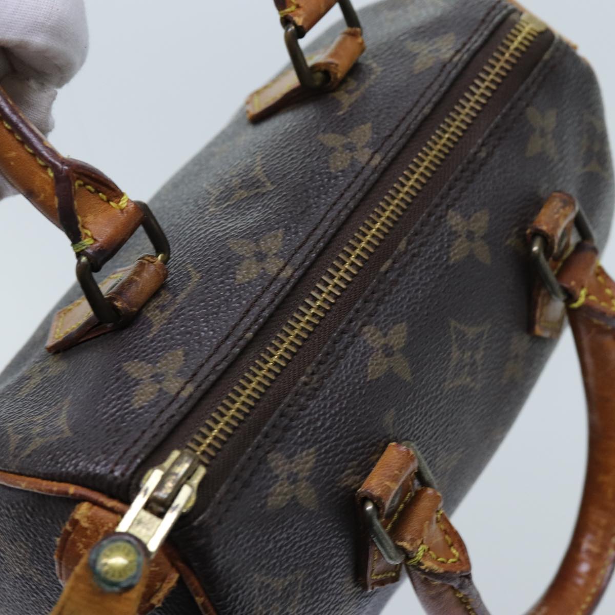 LOUIS VUITTON Monogram Mini Speedy Bandouliere Japon 88 Bag M99014 Auth 71678