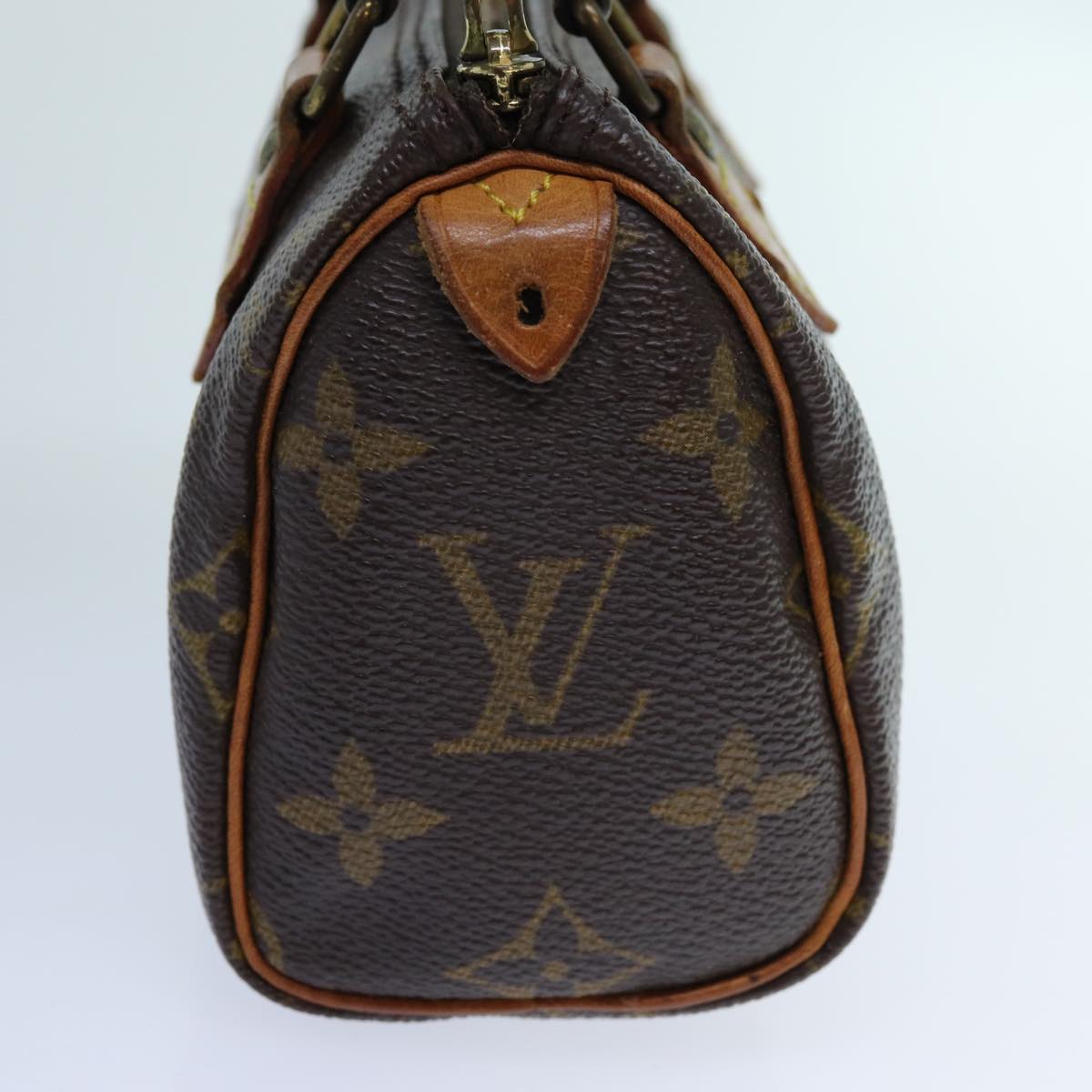 LOUIS VUITTON Monogram Mini Speedy Hand Bag M41534 LV Auth 71683