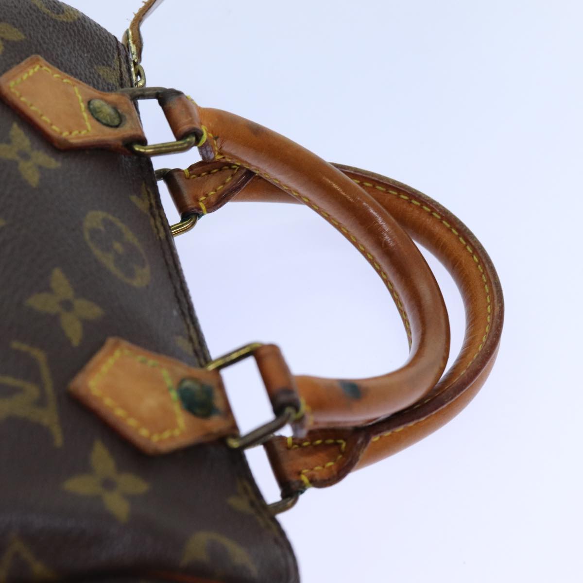 LOUIS VUITTON Monogram Mini Speedy Hand Bag M41534 LV Auth 71683