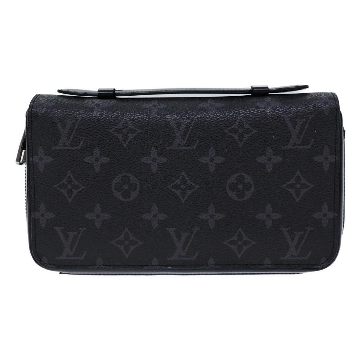 LOUIS VUITTON Monogram Eclipse Zippy XL Travel Case M61698 LV Auth 71686