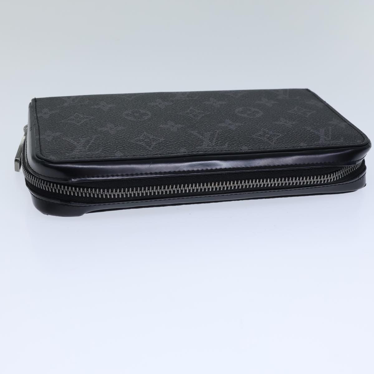 LOUIS VUITTON Monogram Eclipse Zippy XL Travel Case M61698 LV Auth 71686