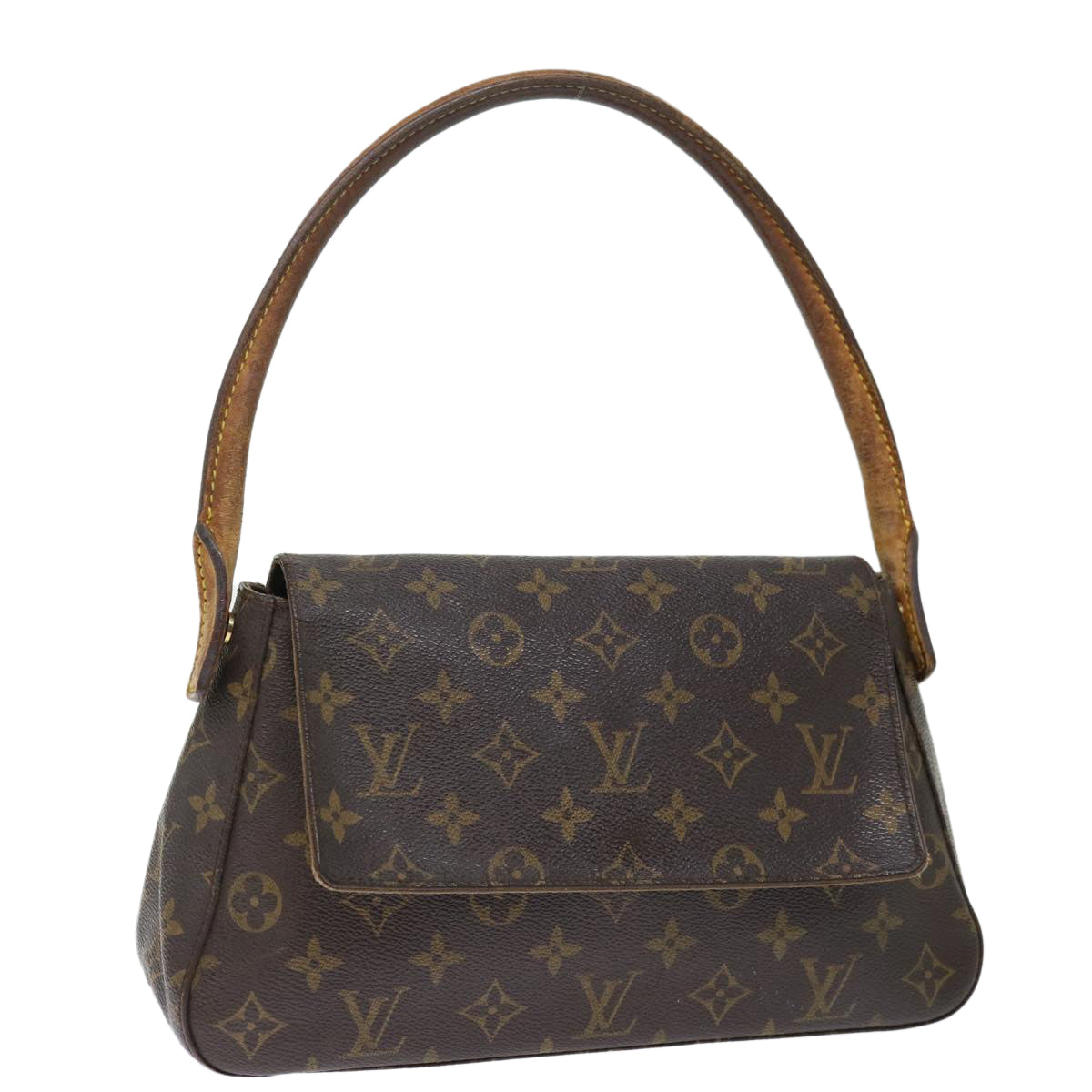 LOUIS VUITTON Monogram Mini Looping Shoulder Bag M51147 LV Auth 71700