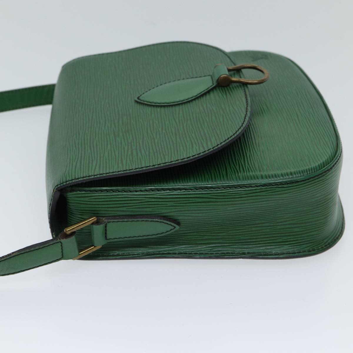 LOUIS VUITTON Epi Saint Cloud GM Shoulder Bag Green M52194 LV Auth 71702