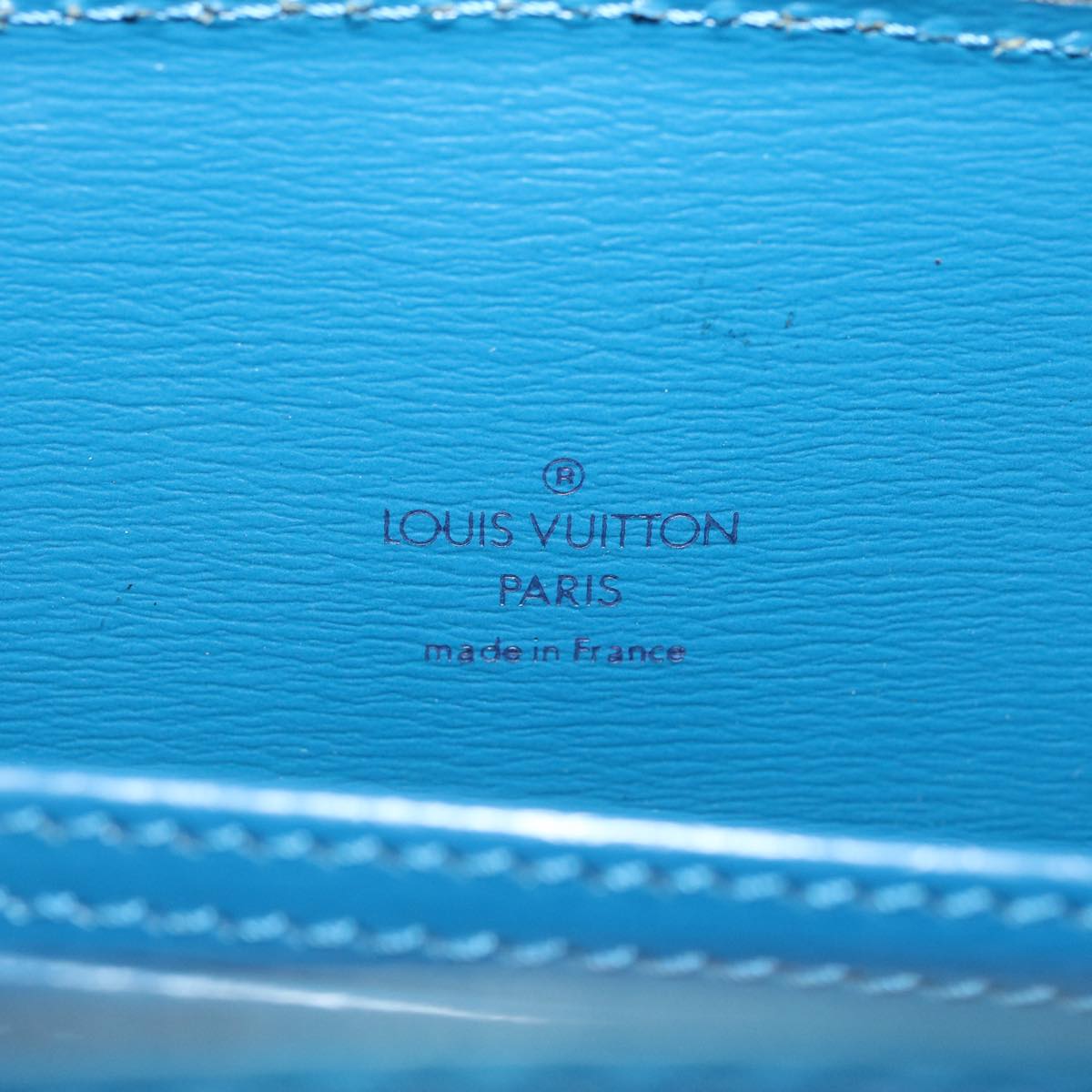 LOUIS VUITTON Epi Capuchin Shoulder Bag Blue M52345 LV Auth 71712