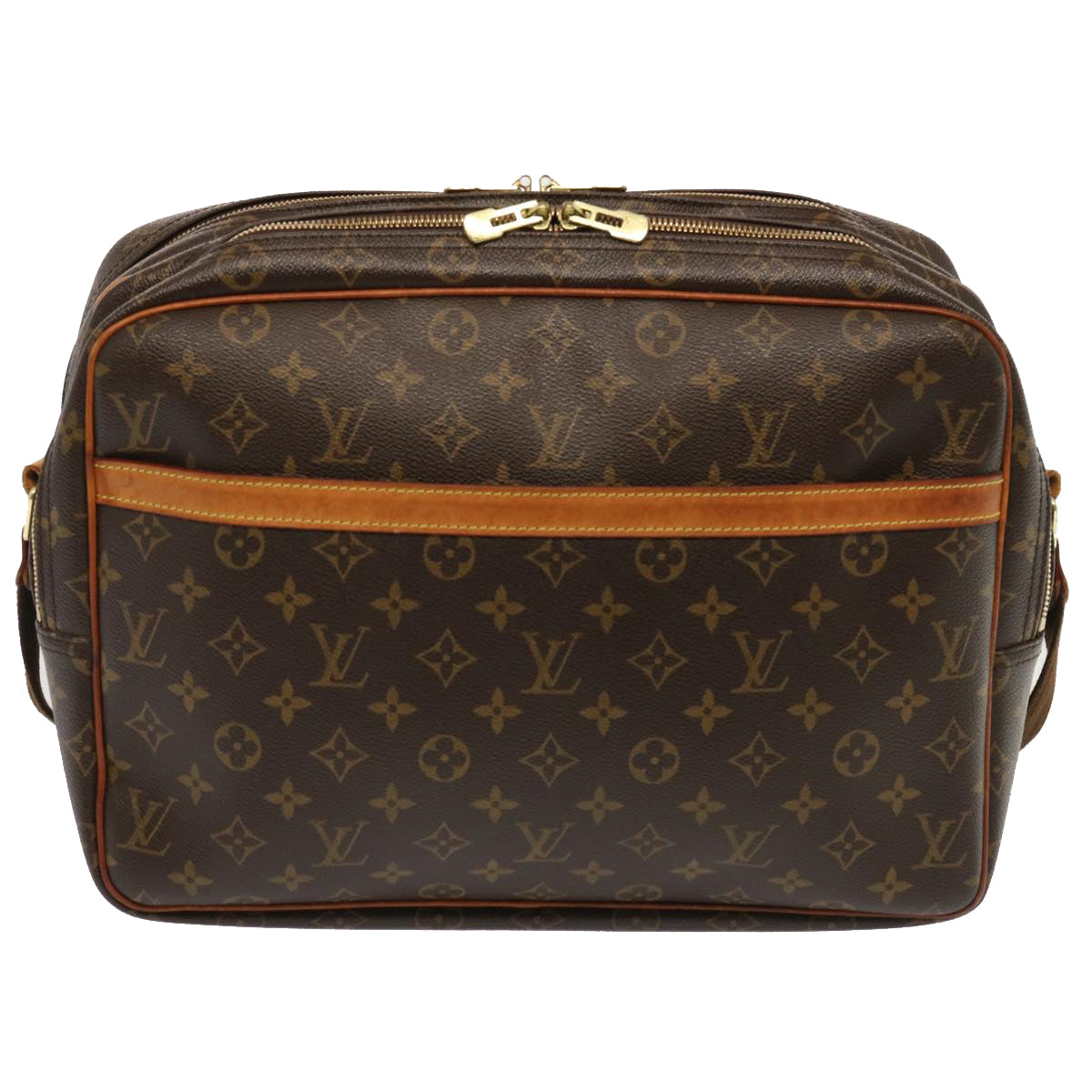 LOUIS VUITTON Monogram Reporter GM Shoulder Bag M45252 LV Auth 71719