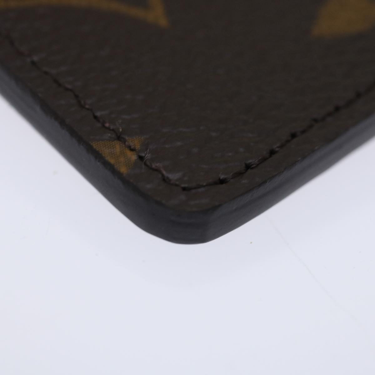 LOUIS VUITTON Monogram Reverse Porte Cartes Simple Card Case M69161 Auth 71724