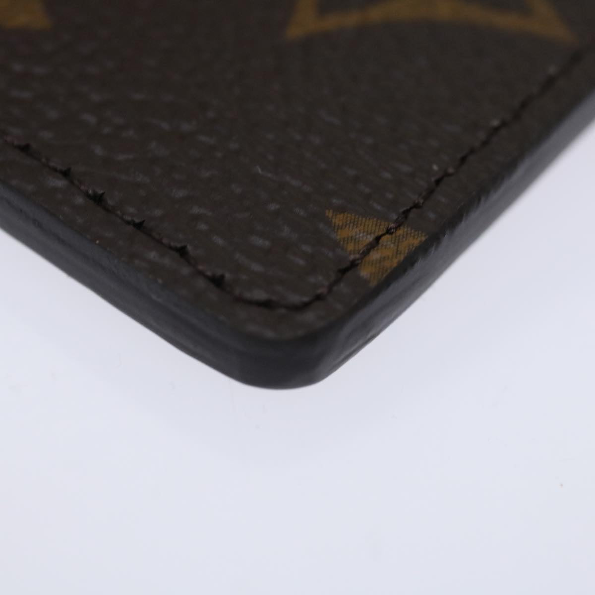 LOUIS VUITTON Monogram Reverse Porte Cartes Simple Card Case M69161 Auth 71724