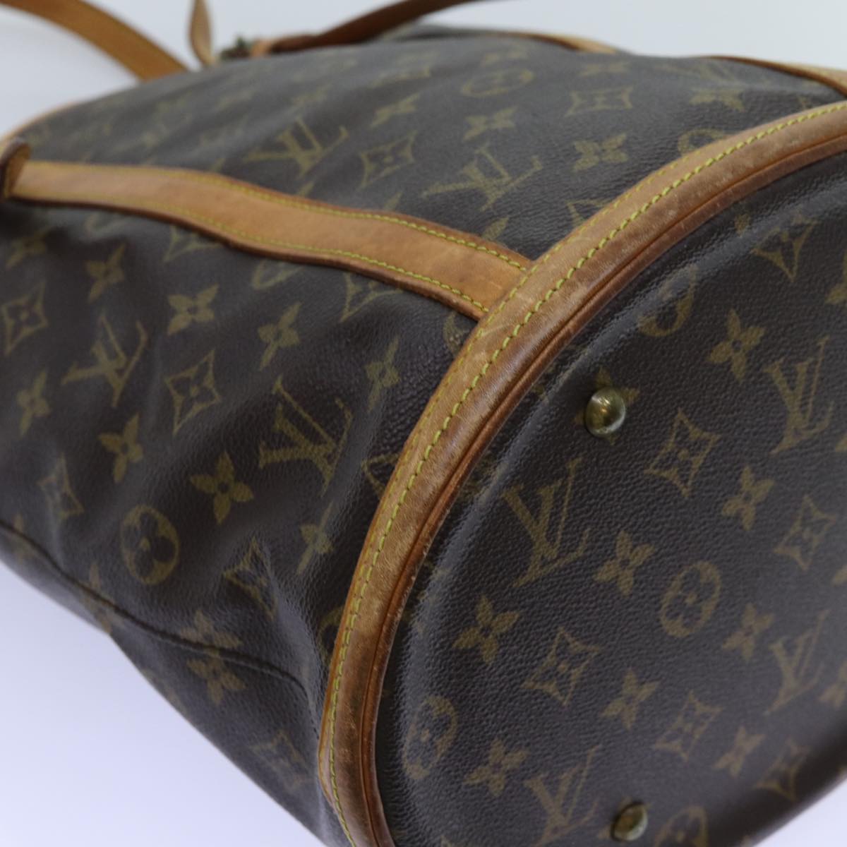 LOUIS VUITTON Monogram Bucket GM Shoulder Bag Vintage M42236 LV Auth 71730