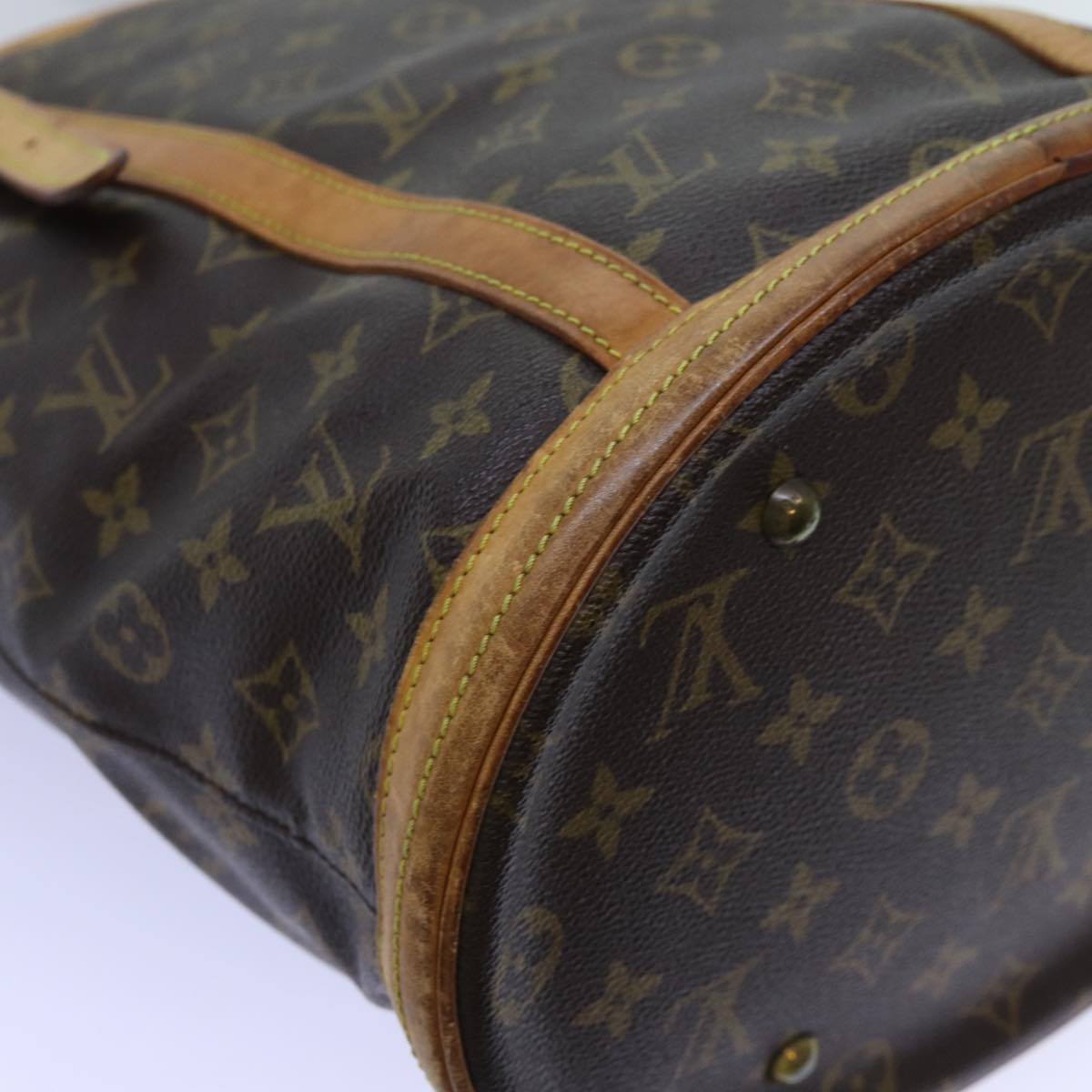 LOUIS VUITTON Monogram Bucket GM Shoulder Bag Vintage M42236 LV Auth 71730