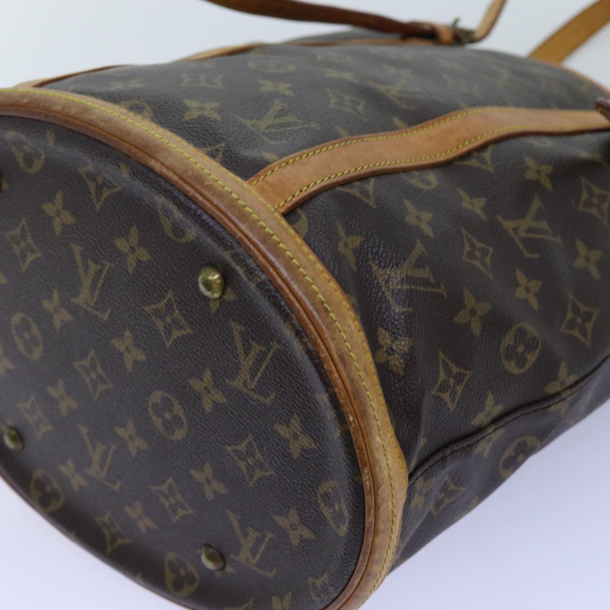 LOUIS VUITTON Monogram Bucket GM Shoulder Bag Vintage M42236 LV Auth 71730