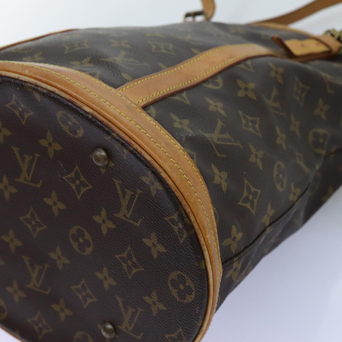 LOUIS VUITTON Monogram Bucket GM Shoulder Bag Vintage M42236 LV Auth 71732