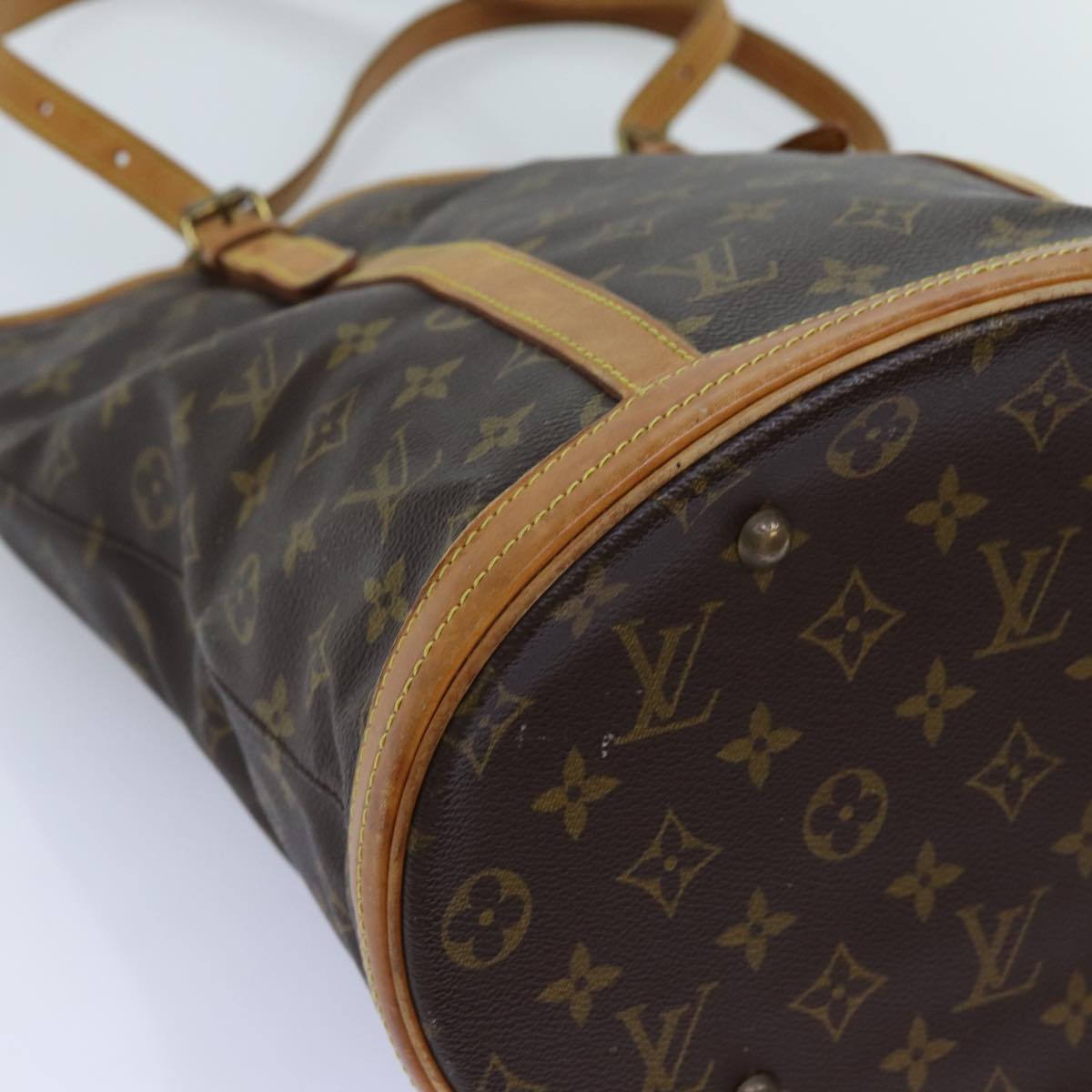 LOUIS VUITTON Monogram Bucket GM Shoulder Bag Vintage M42236 LV Auth 71732