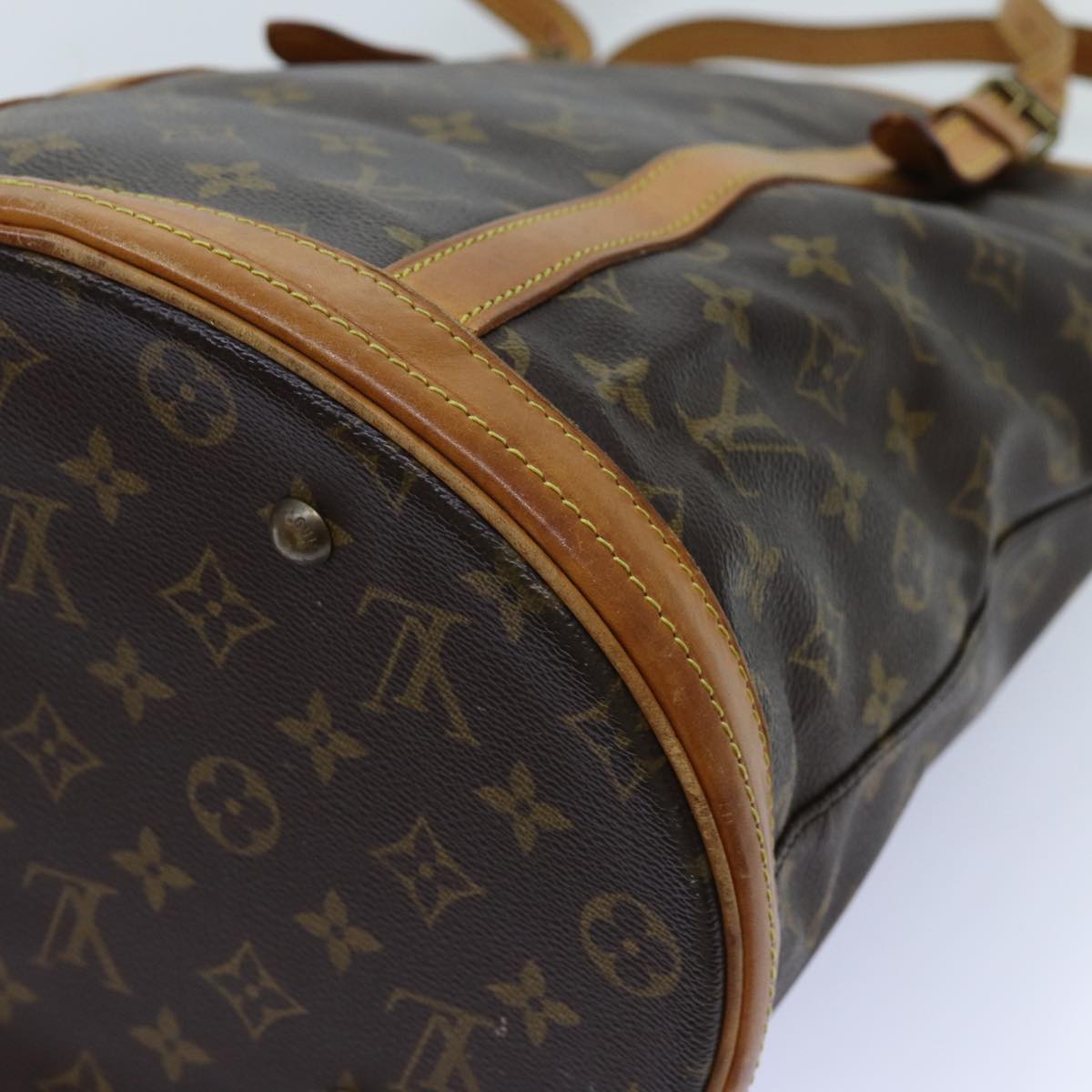 LOUIS VUITTON Monogram Bucket GM Shoulder Bag Vintage M42236 LV Auth 71732