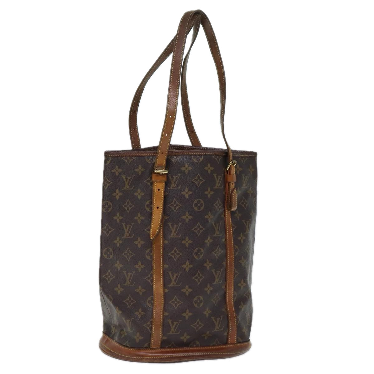 LOUIS VUITTON Monogram Bucket GM Shoulder Bag M42236 LV Auth 71733