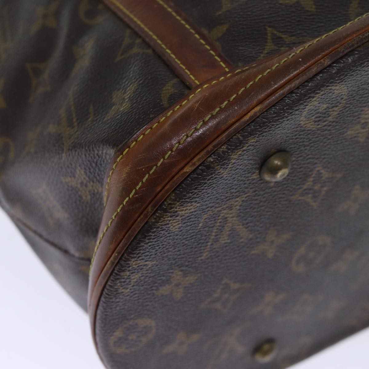 LOUIS VUITTON Monogram Bucket GM Shoulder Bag M42236 LV Auth 71733