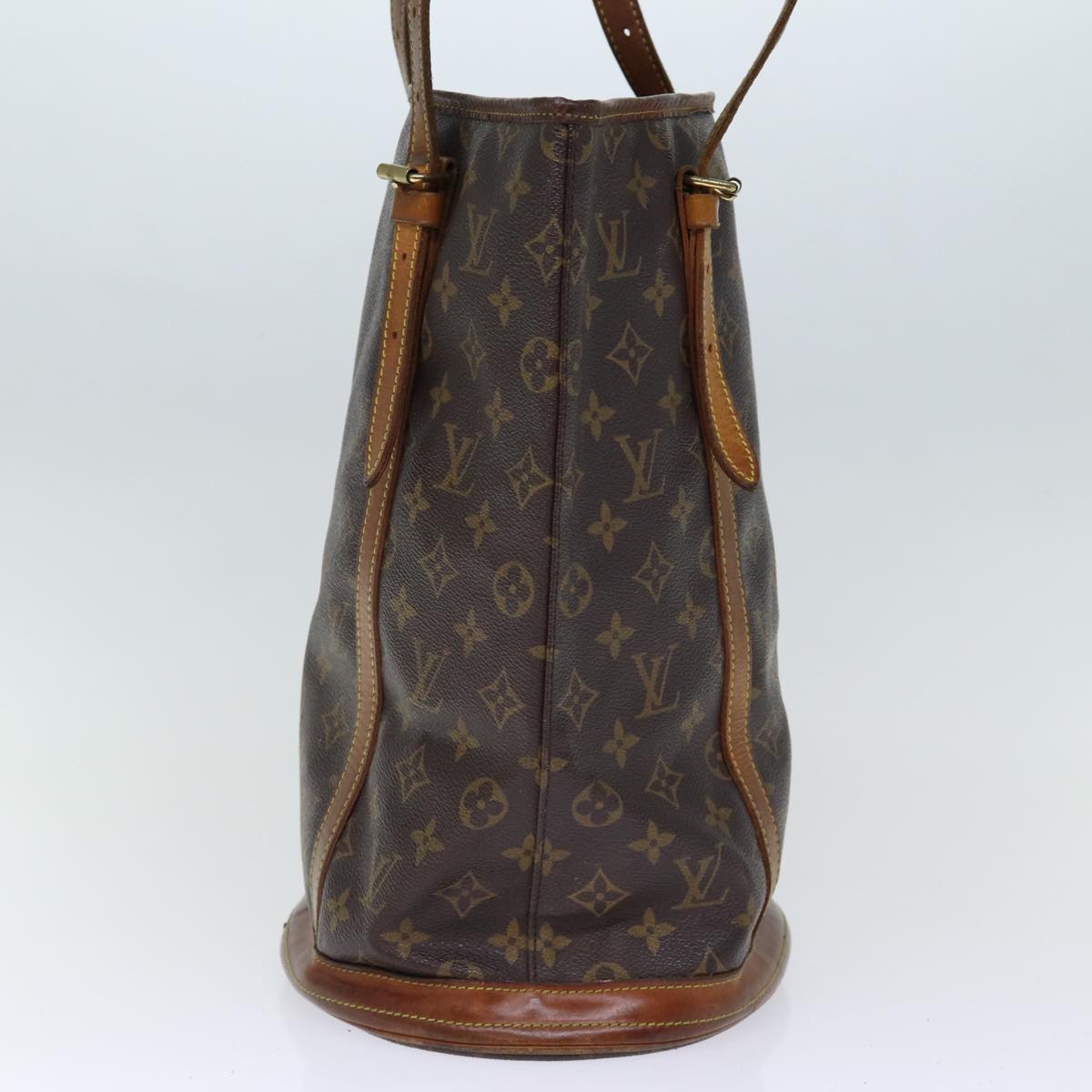 LOUIS VUITTON Monogram Bucket GM Shoulder Bag M42236 LV Auth 71733