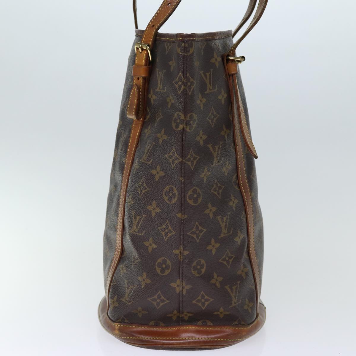 LOUIS VUITTON Monogram Bucket GM Shoulder Bag M42236 LV Auth 71733