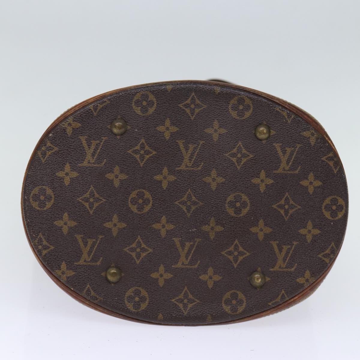 LOUIS VUITTON Monogram Bucket GM Shoulder Bag M42236 LV Auth 71733