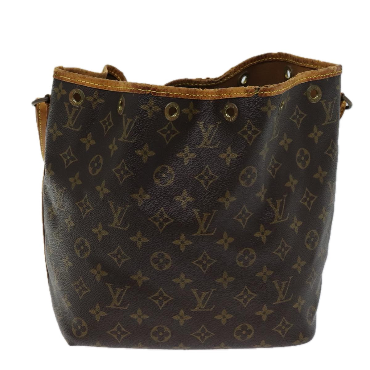 LOUIS VUITTON Monogram Petit Noe Shoulder Bag M42226 LV Auth 71736