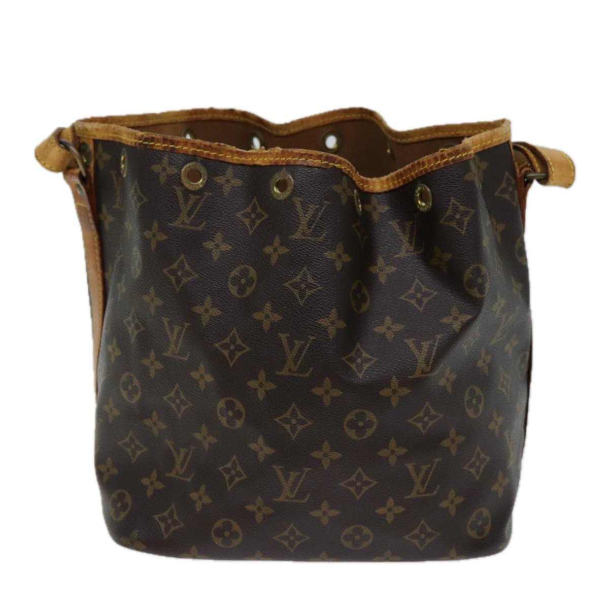 LOUIS VUITTON Monogram Petit Noe Shoulder Bag M42226 LV Auth 71736