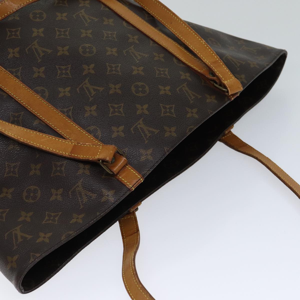 LOUIS VUITTON Monogram Sac Shopping Tote Bag M51108 LV Auth 71745