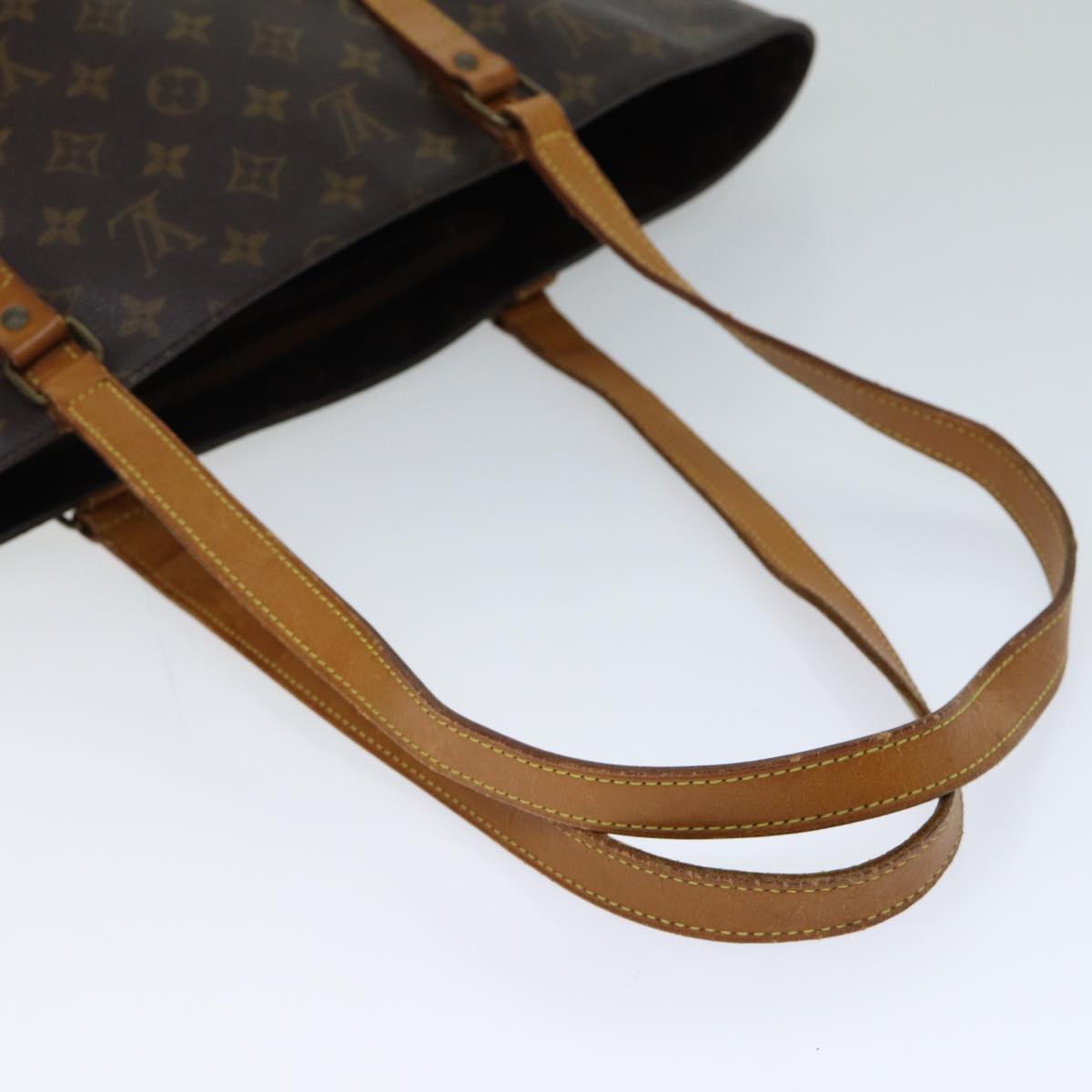 LOUIS VUITTON Monogram Sac Shopping Tote Bag M51108 LV Auth 71745