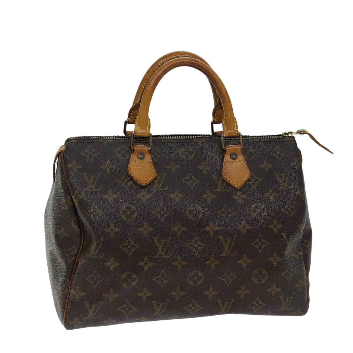 LOUIS VUITTON Monogram Speedy 30 Hand Bag M41526 LV Auth 71758