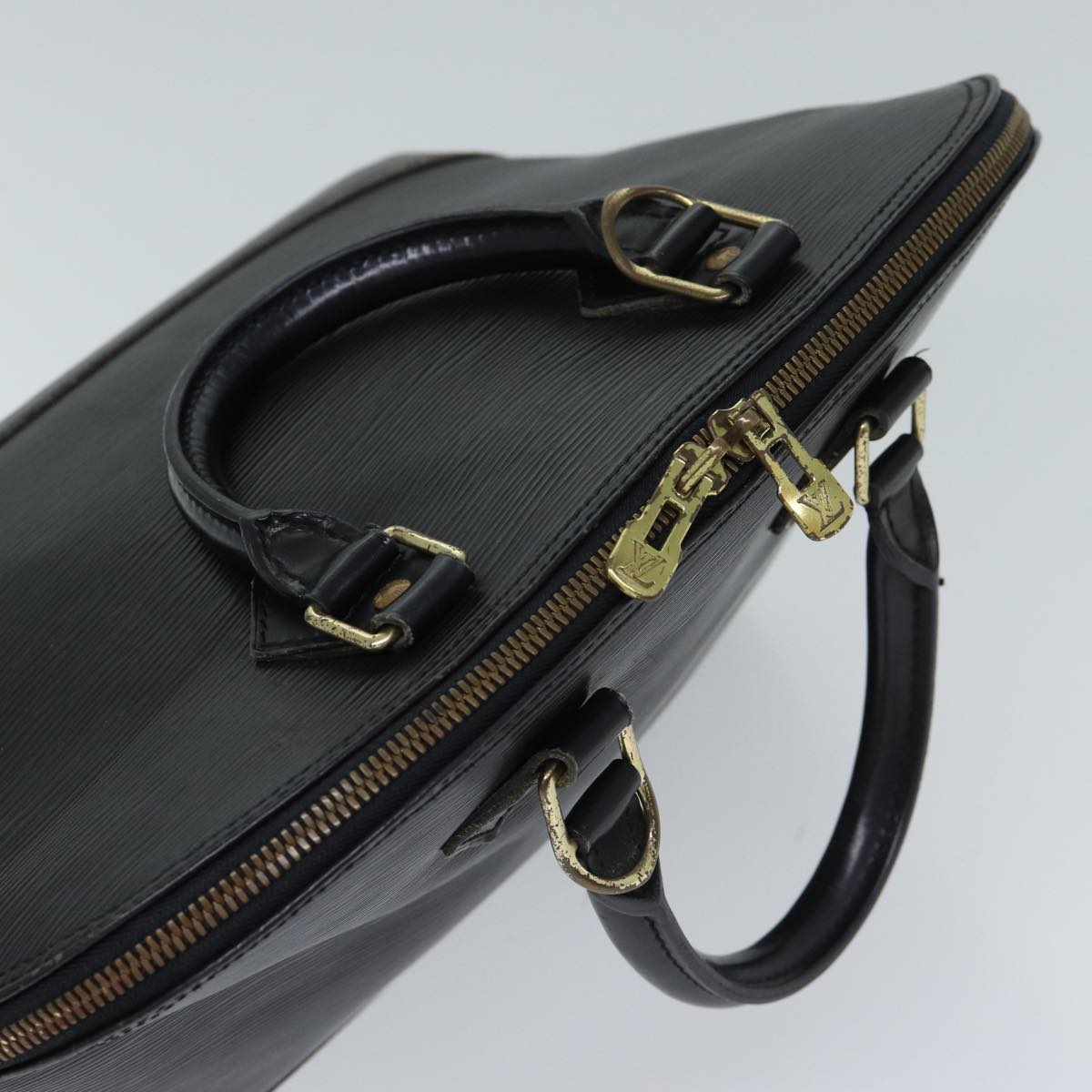 LOUIS VUITTON Epi Alma Hand Bag Black M52142 LV Auth 71761