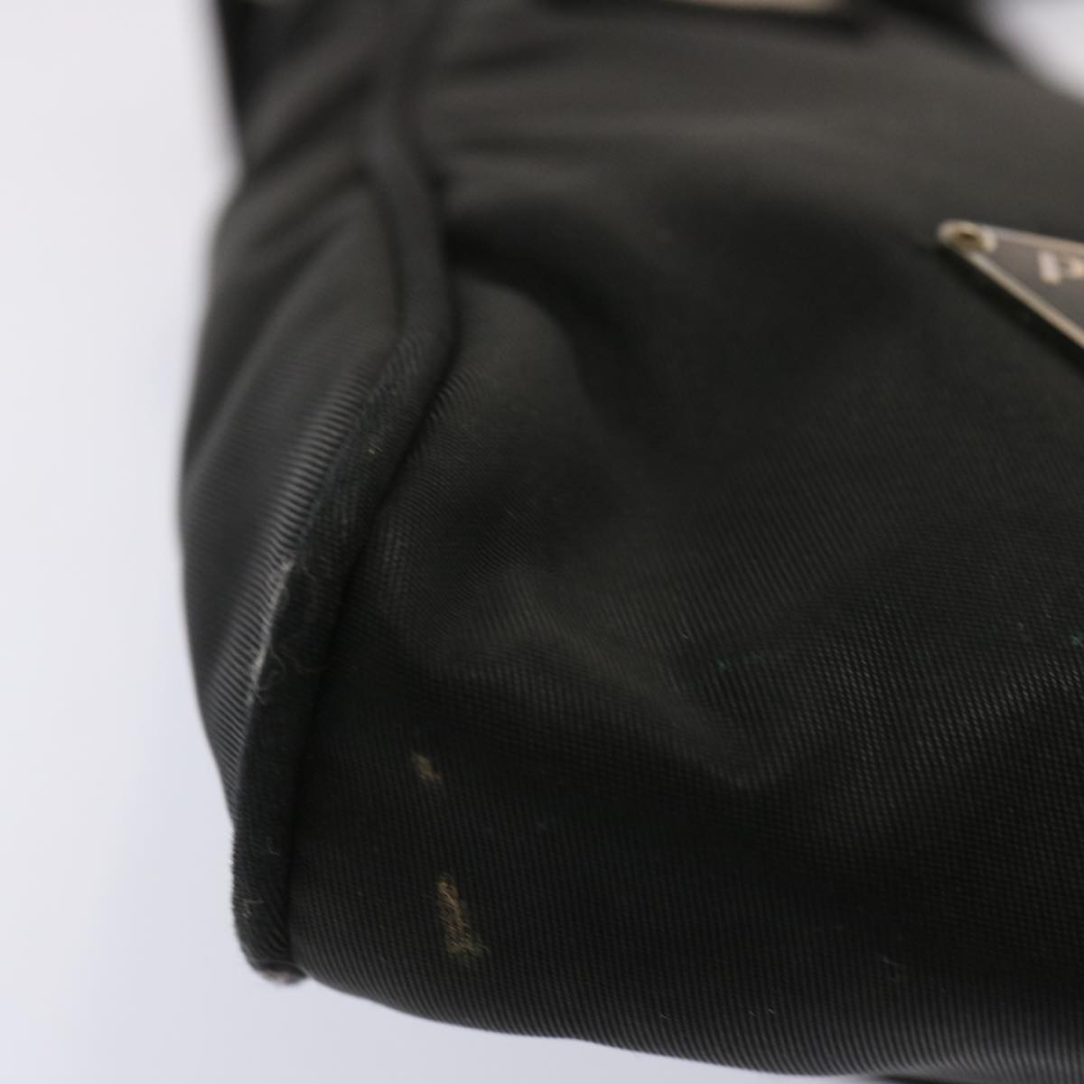 PRADA Shoulder Bag Nylon Black Auth 71840