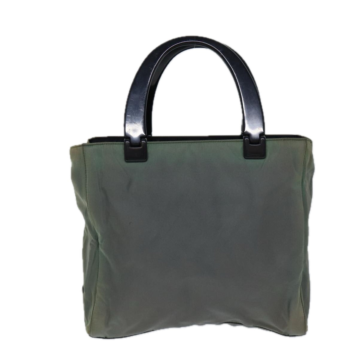 PRADA Hand Bag Nylon Khaki Auth 71848 - 0