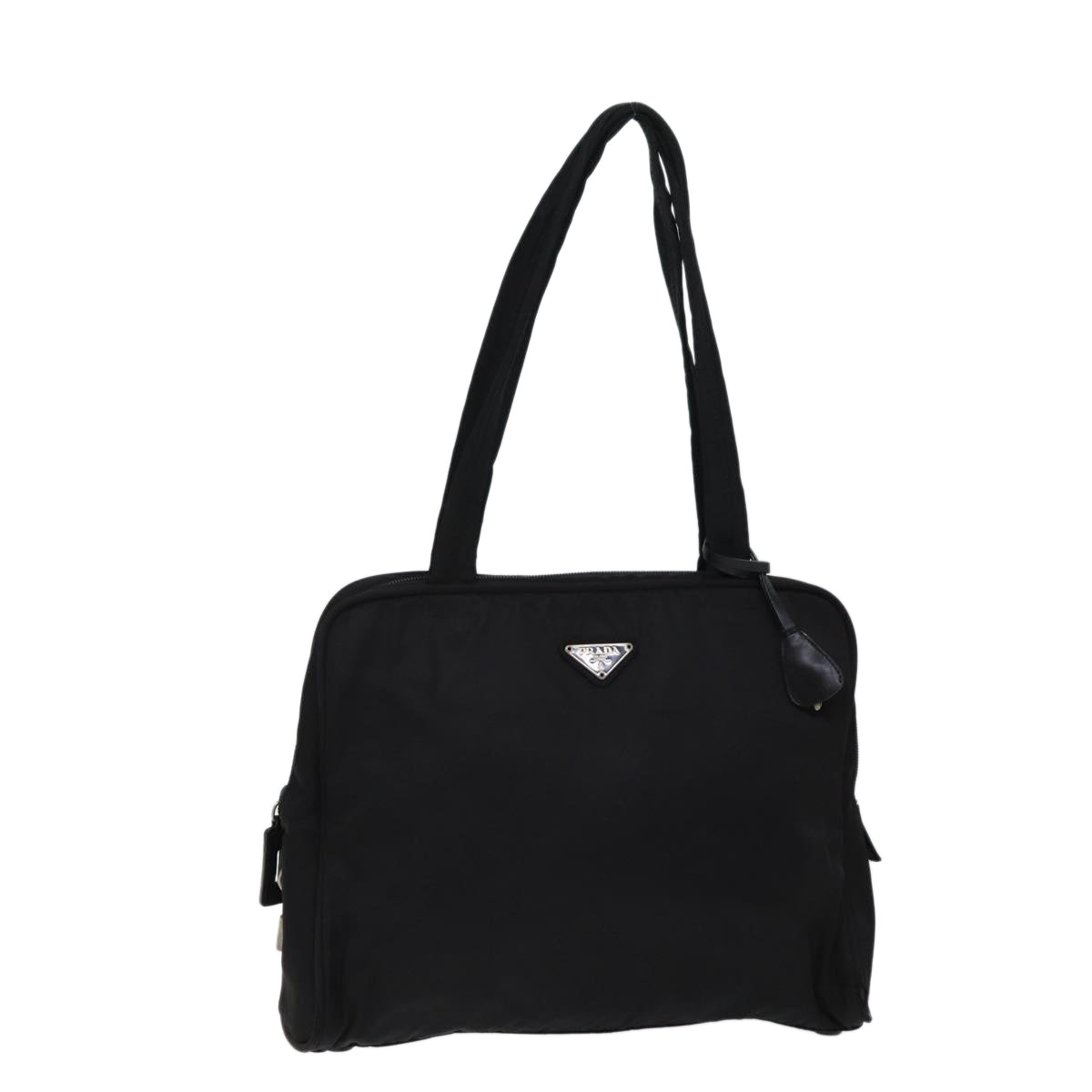 PRADA Shoulder Bag Nylon Black Auth 71850