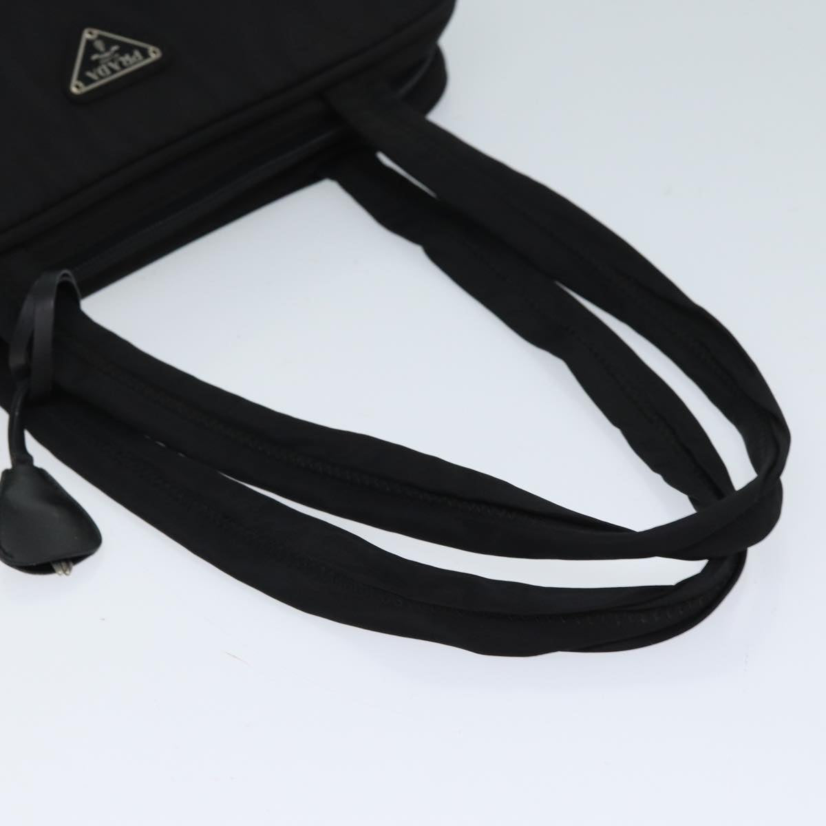 PRADA Shoulder Bag Nylon Black Auth 71850