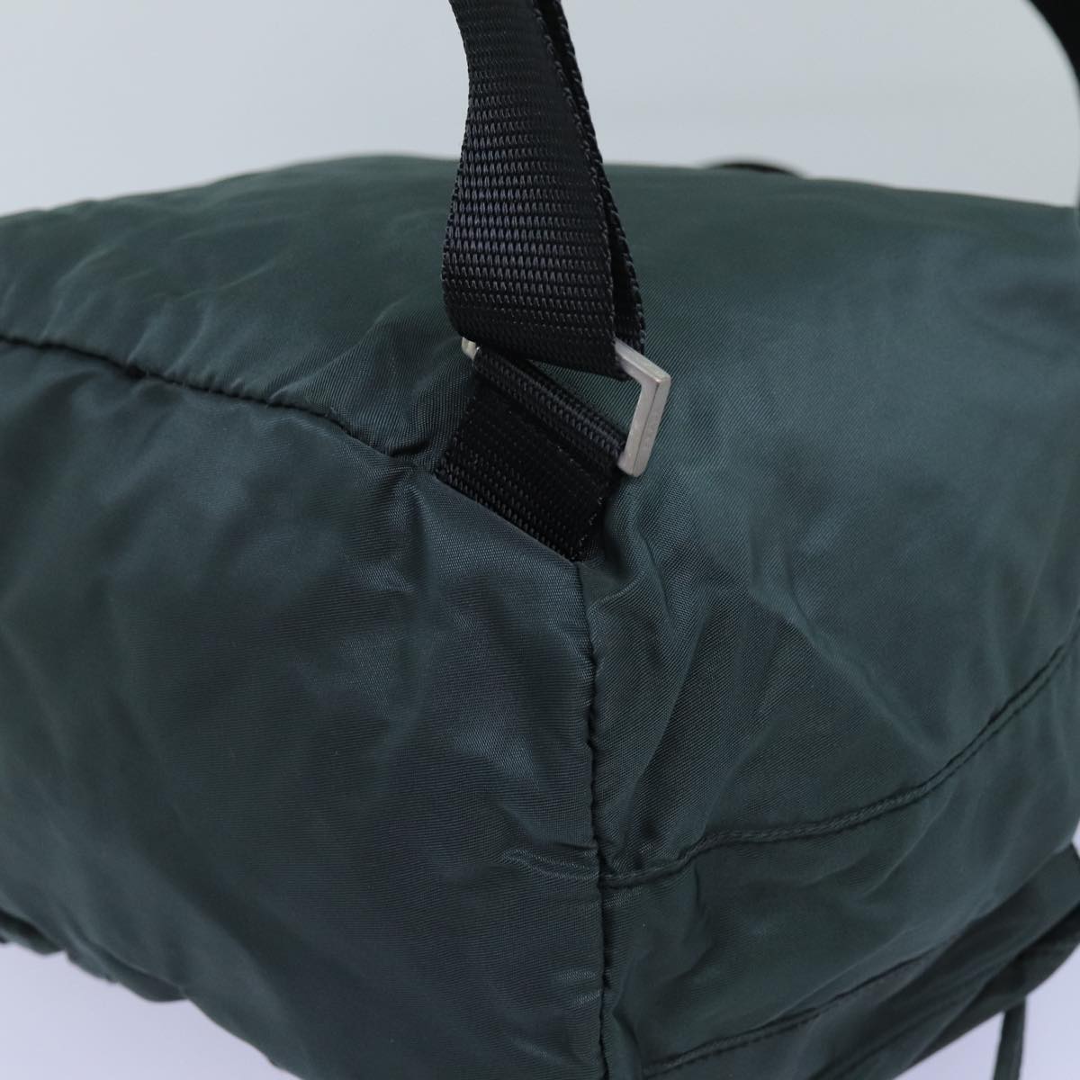 PRADA Backpack Nylon Green Auth 71857