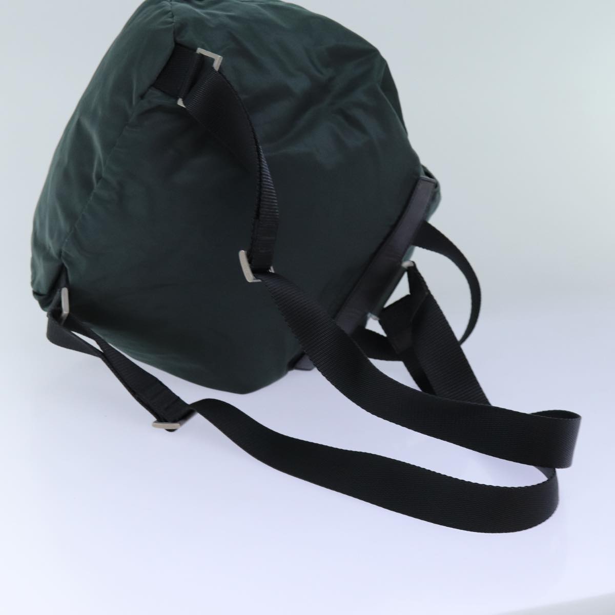 PRADA Backpack Nylon Green Auth 71857