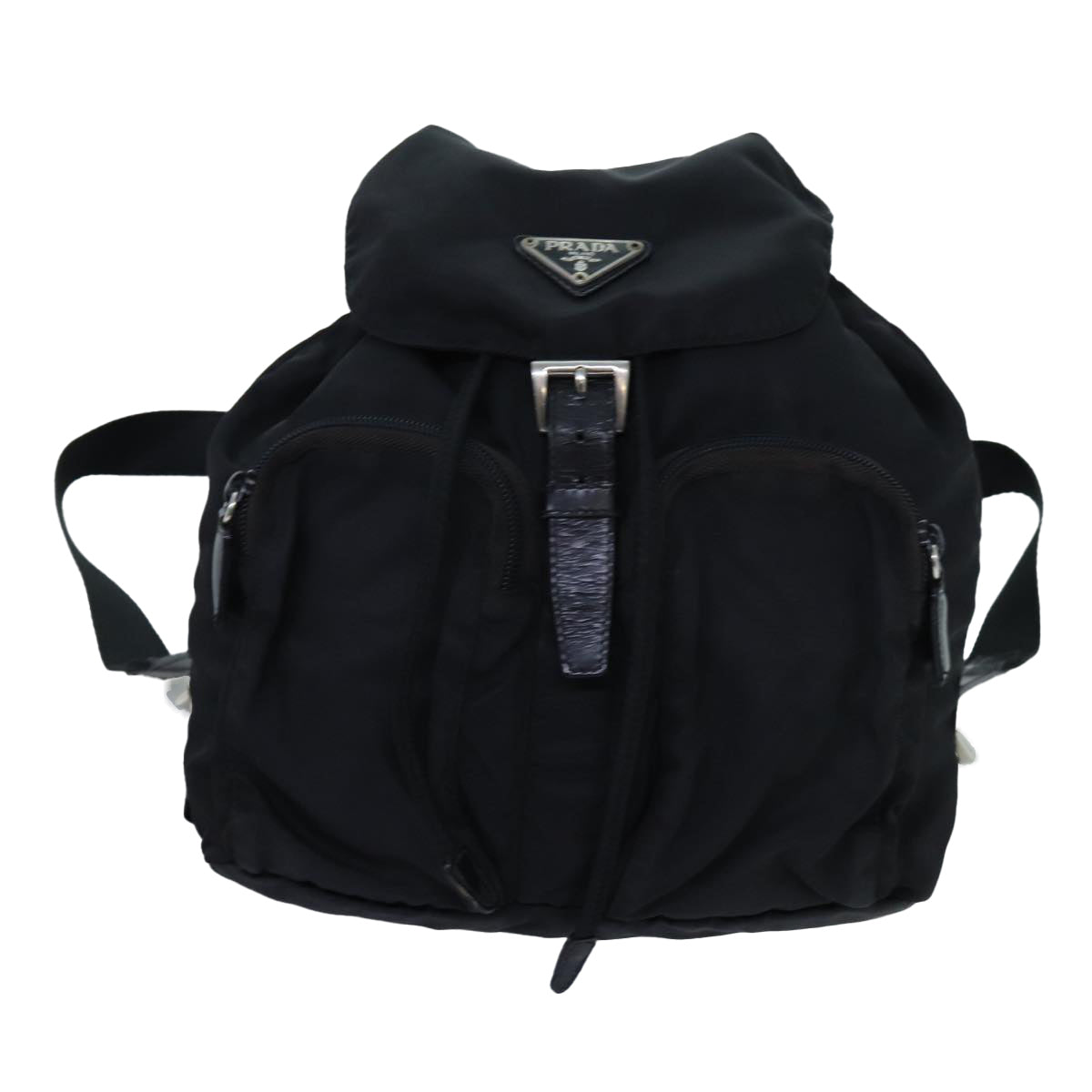 PRADA Backpack Nylon Black Auth 71858