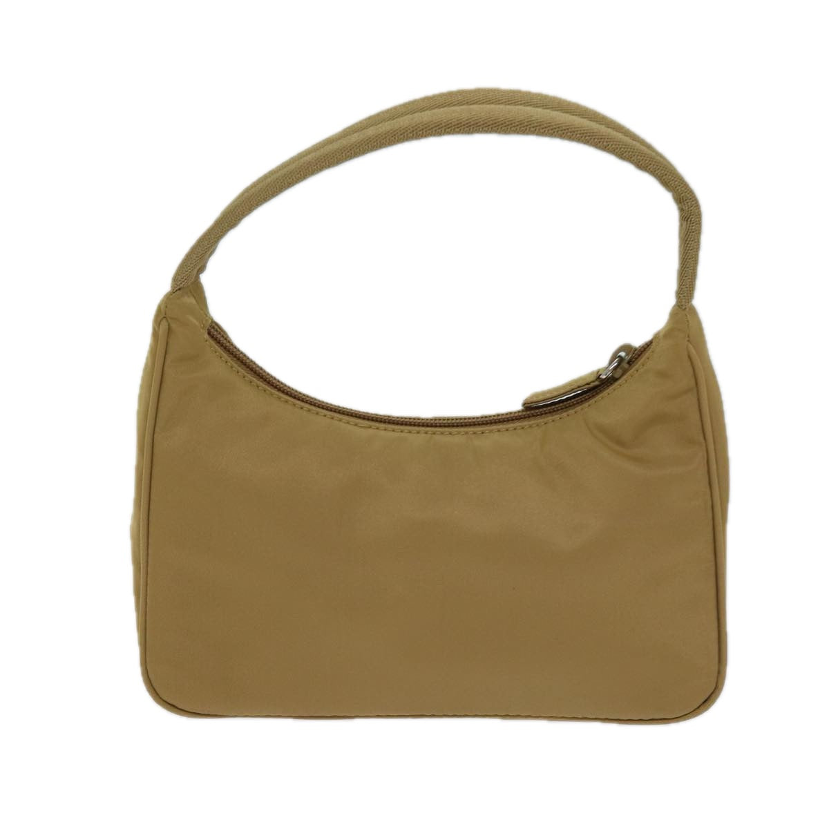PRADA Hand Bag Nylon Brown Auth 71861 - 0